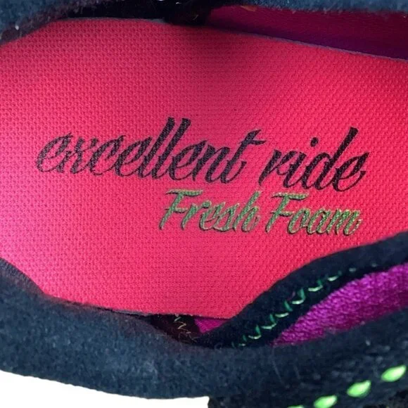 New Balance Womens Running Shoes Size 8.5 Black & Pink Excellent Used Condition - Picture 8 of 9